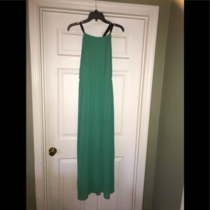 Emerald green dress